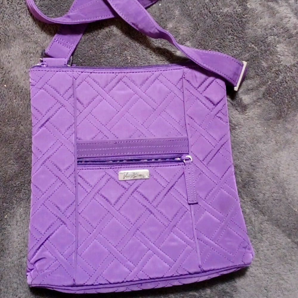 Vera Bradley Quilted Purple Crossbody Bag